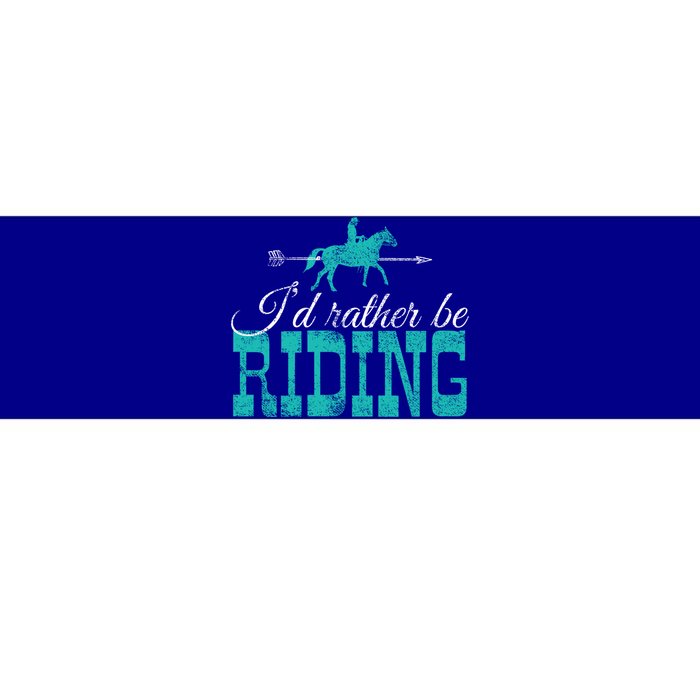 Horse Horseback Riding Gift Bumper Sticker