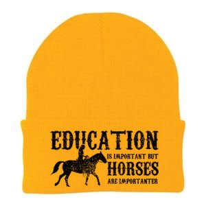 Horse Horseback Riding Cute Gift Knit Cap Winter Beanie