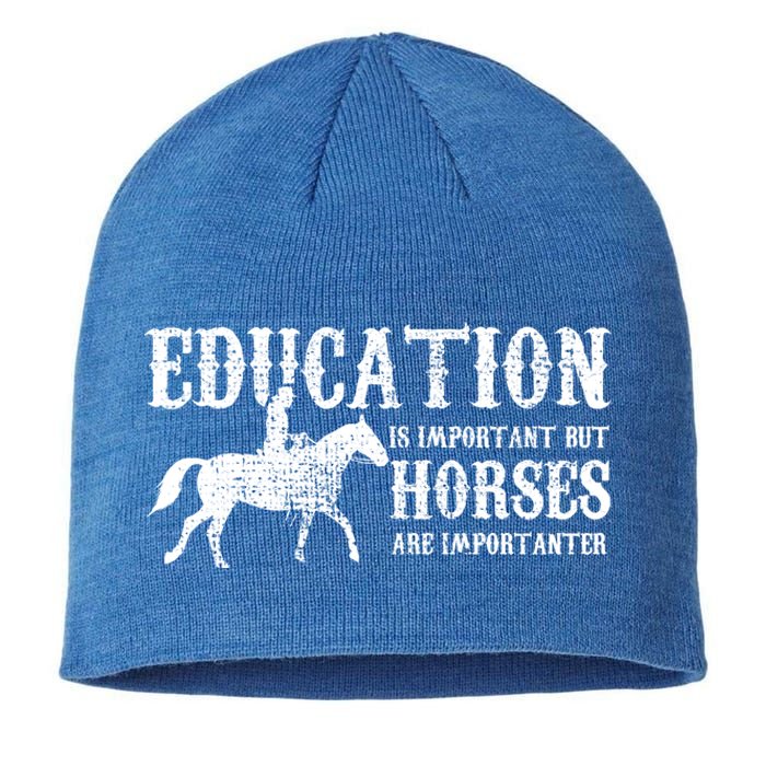 Horse Horseback Riding Cute Gift Sustainable Beanie