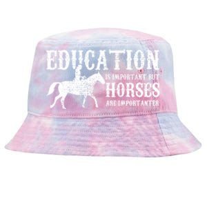 Horse Horseback Riding Cute Gift Tie-Dyed Bucket Hat