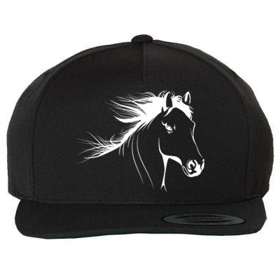 Horse Horseback Riding Cute Gift Wool Snapback Cap