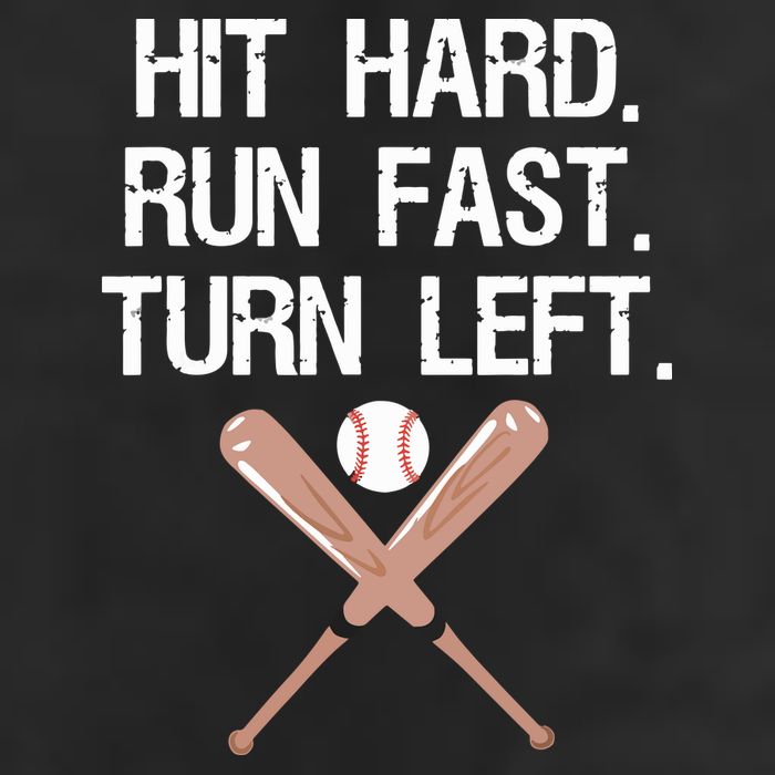 Hit Hard Run Fast Turn Left Baseball Softball Fan 15oz Campfire Ceramic Mug