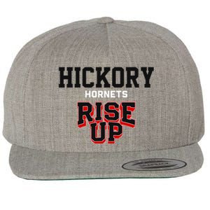 Hickory Hornets Rise Up Hs Wool Snapback Cap