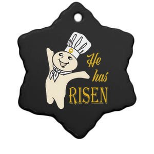 He Has Risen Doughboy Pillsbury Costume Ceramic Star Ornament