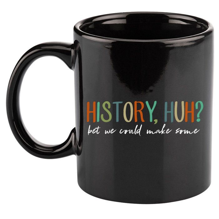 History Huh Red White And Royal Blue 11oz C Handle Ceramic Mug