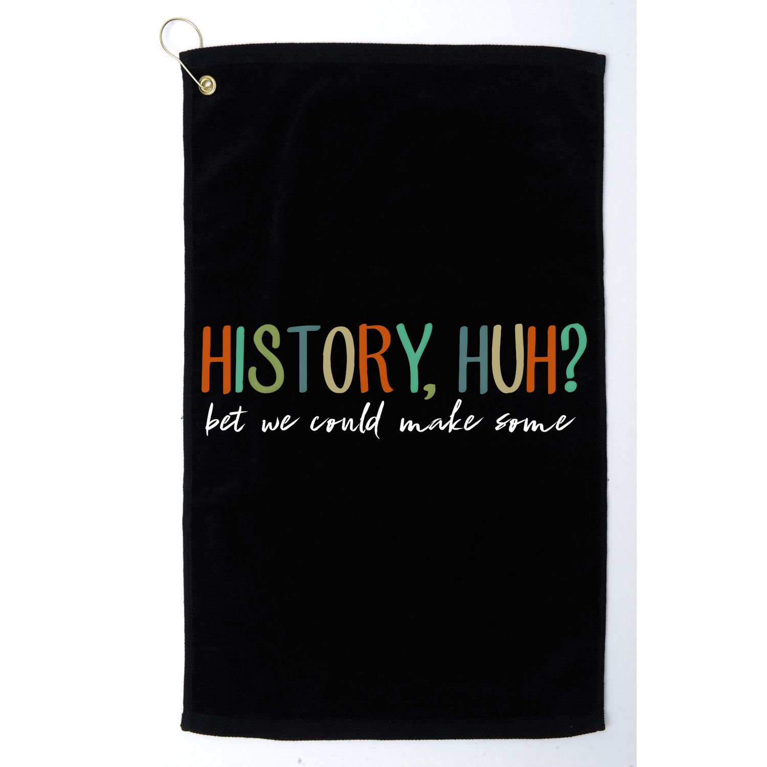 History Huh Red White And Royal Blue Golf Towel