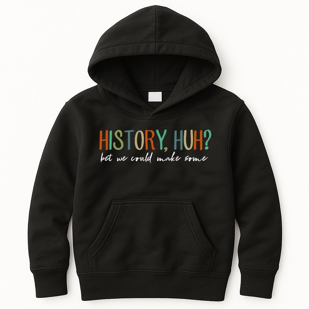 History Huh Red White And Royal Blue Kids Hoodie