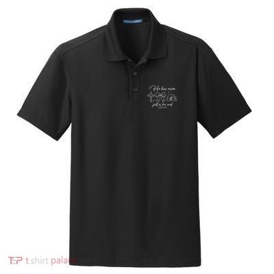 He Has Risen Just As He Said Luke 246 Easter Christian Dry Zone Grid Polo