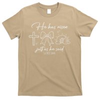 He Has Risen Just As He Said Luke 246 Easter Christian T-Shirt