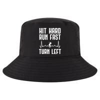 Hit Hard Run Fast Turn Left Baseball Player Technique Cute Gift Cool Comfort Performance Bucket Hat