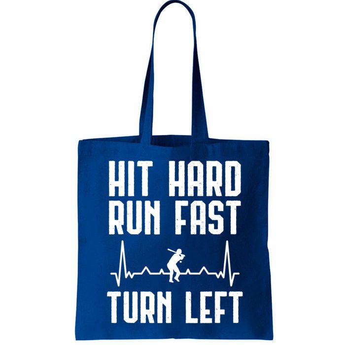 Hit Hard Run Fast Turn Left Baseball Player Technique Cute Gift Bag