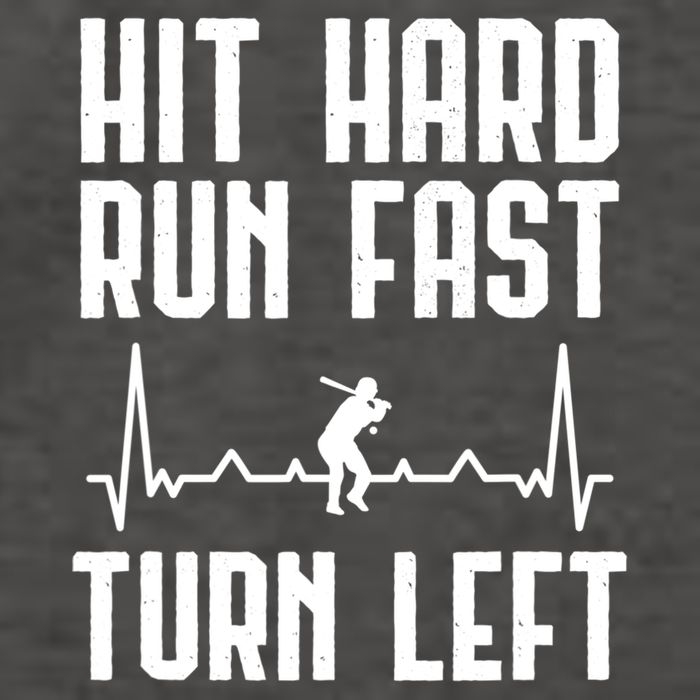 Hit Hard Run Fast Turn Left Baseball Player Technique Cute Gift Vector Backpack