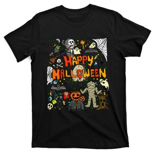 Happy Halloween Scary Retro T-Shirt