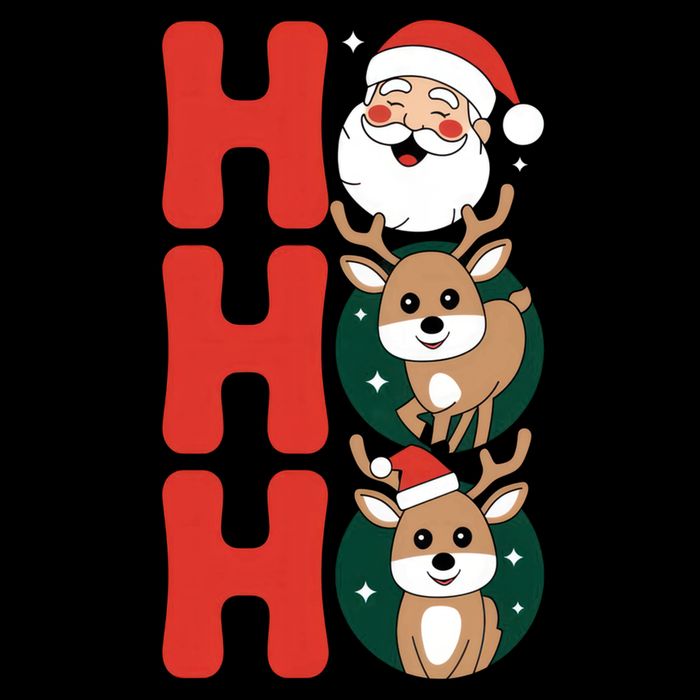 Hohoho! Happy Santa And Reindeers Christmas Xmas Awesome Gift Impact Tech Backpack