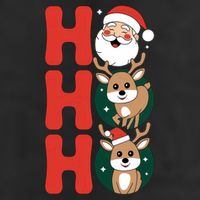 Hohoho! Happy Santa And Reindeers Christmas Xmas Awesome Gift 11oz C Handle Ceramic Mug