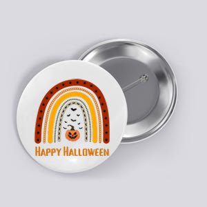 Happy Halloween Spooky Rainbow Button