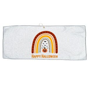 Happy Halloween Spooky Rainbow Large Microfiber Waffle Golf Towel