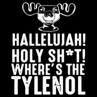 Hallelujah Holy Shit Wheres The Tylenol Flexfit Unipanel Trucker Cap