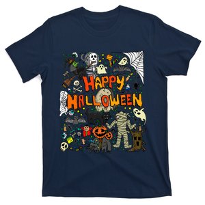 Happy Halloween Scary Retro T-Shirt