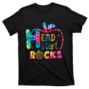 Hello Head Start Rock Tie Dye Back To School Teacher T-Shirt