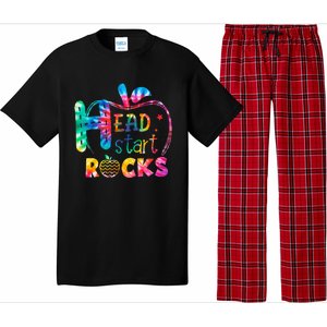 Hello Head Start Rock Tie Dye Back To School Teacher Pajama Set