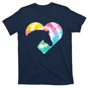 Horse Heart Shaped Animal Lover Horseback Rider T-Shirt