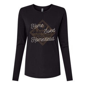 Homesteading Home Sweet Homestead Womens Cotton Relaxed Long Sleeve T-Shirt