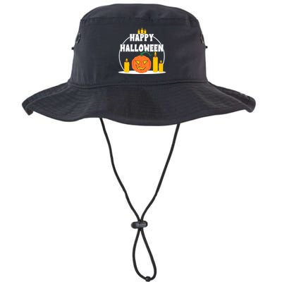 Happy Halloween Spooky Pumpkin Holiday Bucket Hat