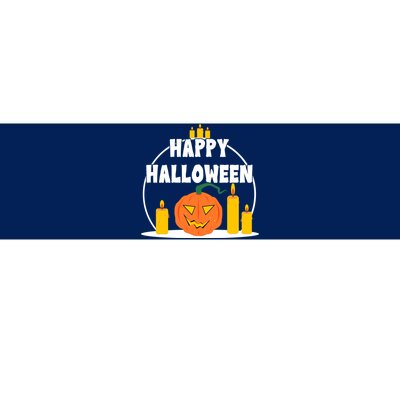 Happy Halloween Spooky Pumpkin Holiday Bumper Sticker