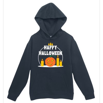 Happy Halloween Spooky Pumpkin Holiday Urban Pullover Hoodie