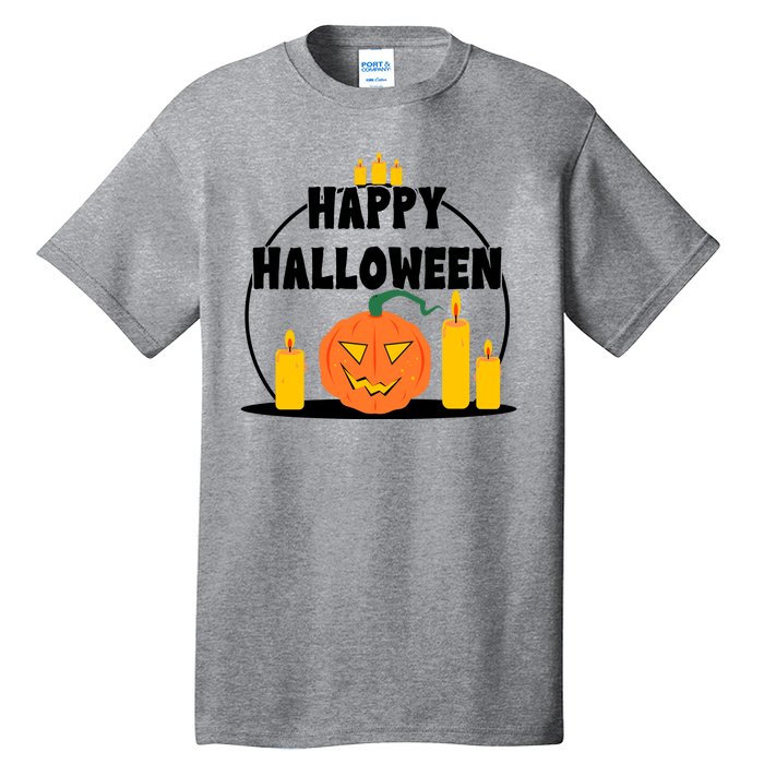 Happy Halloween Spooky Pumpkin Holiday Tall T-Shirt