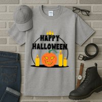 Happy Halloween Spooky Pumpkin Holiday Tall T-Shirt