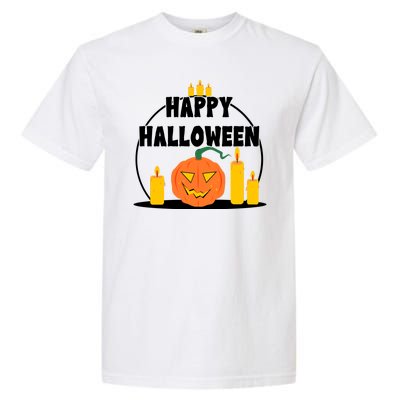 Happy Halloween Spooky Pumpkin Holiday Garment-Dyed Heavyweight T-Shirt