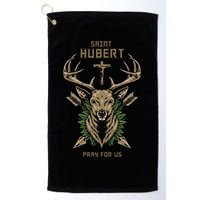 Hubert Hubertus Saint Of Hunters Stag Golf Towel