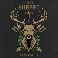 Hubert Hubertus Saint Of Hunters Stag Golf Towel