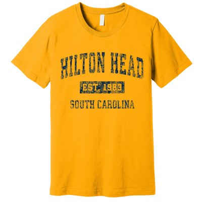 Hilton Head South Carolina Sc Vintage Sports Premium T-Shirt