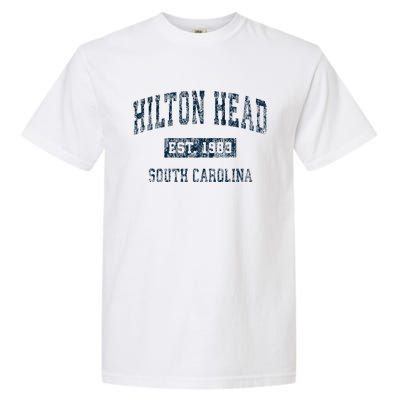 Hilton Head South Carolina Sc Vintage Sports Garment-Dyed Heavyweight T-Shirt