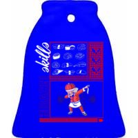 Hibachi Hibachi Skills Dabbing Chef Sushi Tee Japanese Cuisi Gift Ceramic Bell Ornament