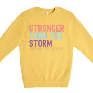 Hurricane Helene Stronger Than The Storm Premium Crewneck Sweatshirt