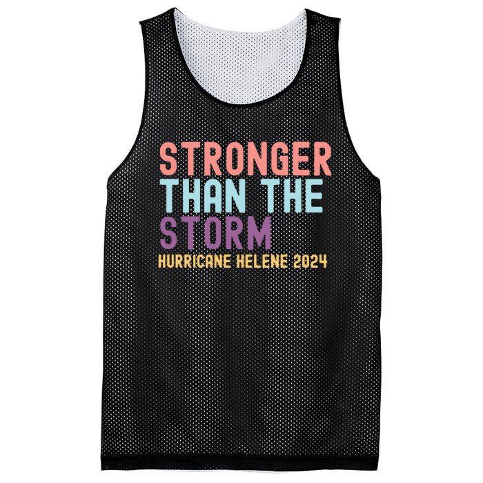 Hurricane Helene Stronger Than The Storm Mesh Reversible Basketball Jersey Tank