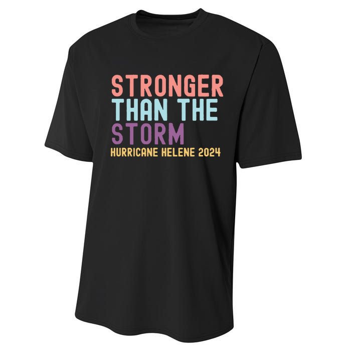 Hurricane Helene Stronger Than The Storm Performance Sprint T-Shirt