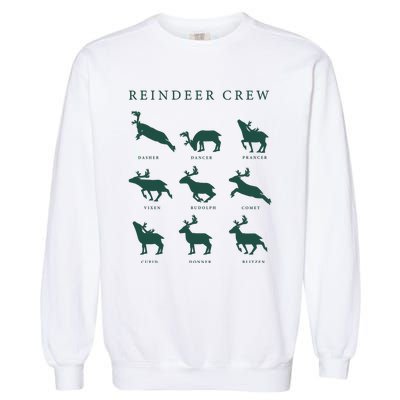 Hello Hunting Season Reindeer Crew Garment-Dyed Sweatshirt