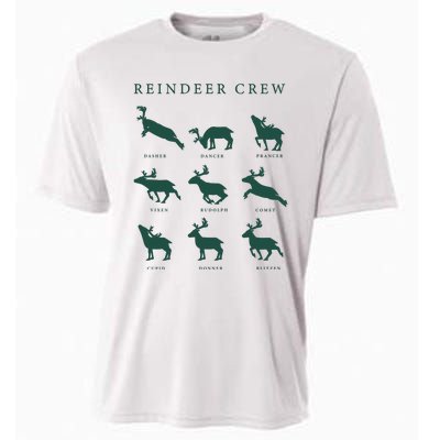 Hello Hunting Season Reindeer Crew Cooling Performance Crew T-Shirt