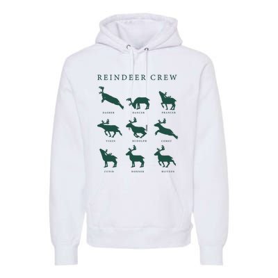 Hello Hunting Season Reindeer Crew Premium Hoodie