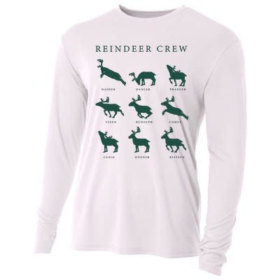 Hello Hunting Season Reindeer Crew Cooling Performance Long Sleeve Crew