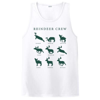 Hello Hunting Season Reindeer Crew PosiCharge Competitor Tank