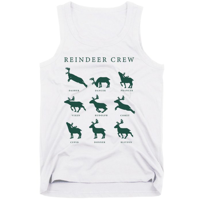 Hello Hunting Season Reindeer Crew Tank Top