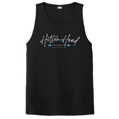 Hilton Head South Carolina Beach Graphic PosiCharge Competitor Tank