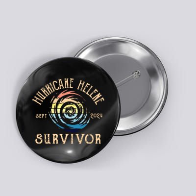 Hurricane Helene Survivor Button