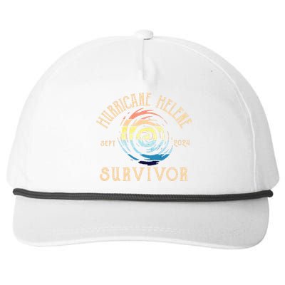 Hurricane Helene Survivor Snapback Five-Panel Rope Hat